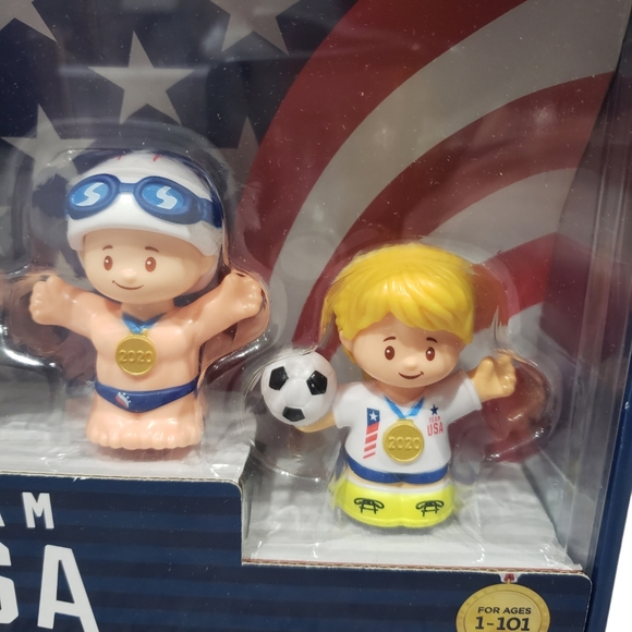 Fisher Price Little People Collection Team USA Olympics Summer 2020 Collectible - Picture 4 of 6